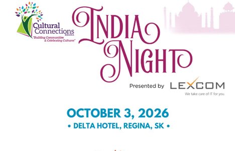 Poster for India Night with logos of the organizations involved.