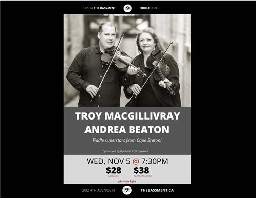 Troy Andrea Poster Bassment Nov 5, 2025