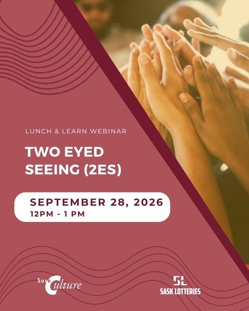 Details of the Two Eyed Seeing (2ES) Lunch and Learn. September 28, 2026 12-1pm