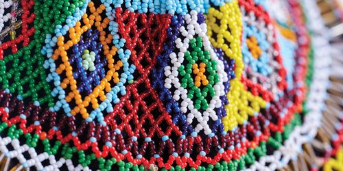 Ukrainian beaded collar necklace (sylyanka)