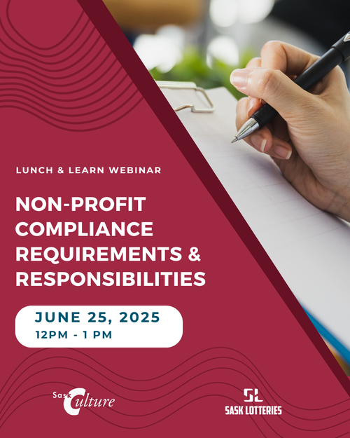 Poster for event with a picture of a person checking off item on a checklist.