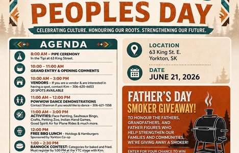 Poster for the event with a list of events that are in the description.