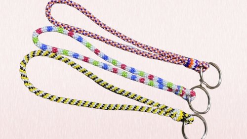 Photo of 3 beaded lanyards