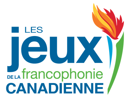 An image with the text in French Les Jeux de la Francophonie Canadienne
