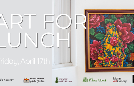 Poster for event with a photo of a piece of art created by Janaya McCallum