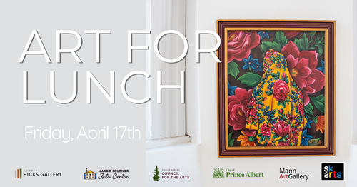 Poster for event with a photo of a piece of art created by Janaya McCallum