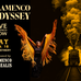 Poster for the event with a photo of a train and a dancer.