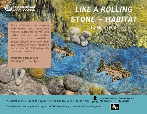 A water color graphic image of the invitation for the Like a Rolling Stone Habitat event