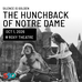 Poster for the Hunchback of Notre Dame with a photo of the silent film with the hunchback.